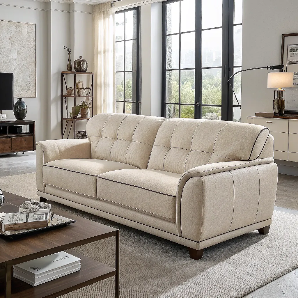 Elegant Sofa in a Modern Living Room